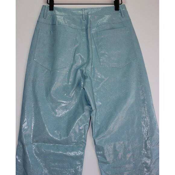 ROTATE Birger Christensen Rottie Pants in Sky Blue Size M - Picture 10 of 11
